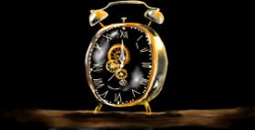 Drawing of Alarm clock by Eclat de Lune