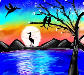 Dream の 鳥 の絵
