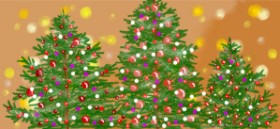 Debidolittle の クリスマスツリー の絵