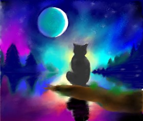 Yasi の 月 の絵