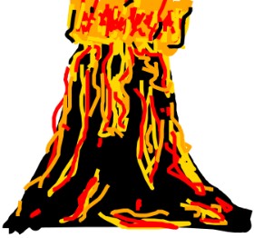 Kargaja の 火山 の絵