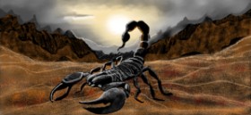 Skorpion-Zeichnung von Çhåching
