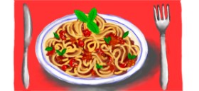 Debbie  の スパゲッティ の絵