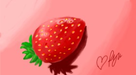Drawing of Strawberry by SunMei
