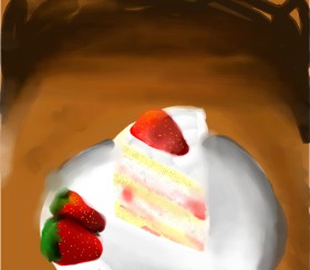 Michi  の ケーキ の絵