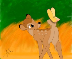 Drawing of Deer by Juliette