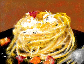 Adenay の スパゲッティ の絵