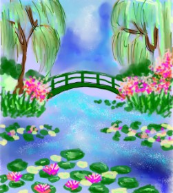 Didine の スイレン の絵