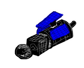 Drawing of Satellite by Thomas