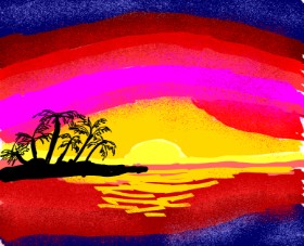 Cherri の 島 の絵