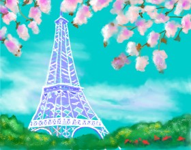 Cec の エッフェル塔 の絵