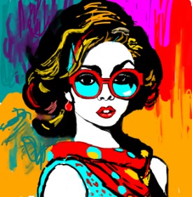 KayXXXlee の 眼鏡 の絵