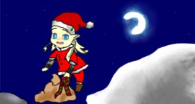 Arya の クリスマスエルフ の絵