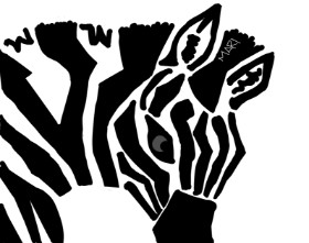 Zebra-Zeichnung von MaRi