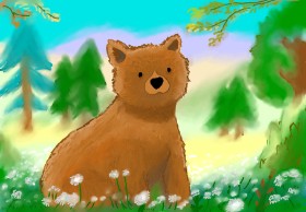 Sunya の クマ の絵