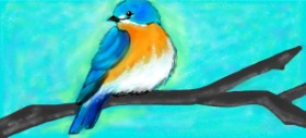 Debidolittle の 鳥 の絵