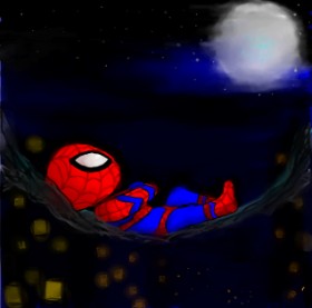 🌌Mom💕E🌌 の スパイダーマン の絵