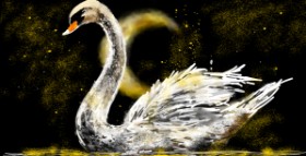 Eclat de Lune の 白鳥 の絵