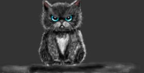 Рисунок на тему «Котенок» — автор: Eclat de Lune