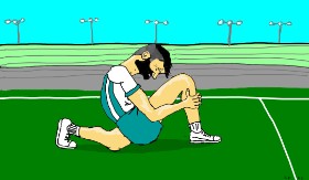Flowerpot の Lionel Messi の絵