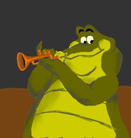 Lex の トランペット の絵