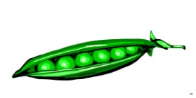 Рисунок на тему «Горох» — автор: Swimmer
