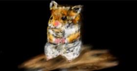 Eclat de Lune の ハムスター の絵