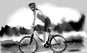 DrawSomething の 自転車 の絵