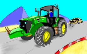 Herbert の トラクター の絵