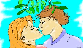 Flowerpot の ヤドリギ の絵