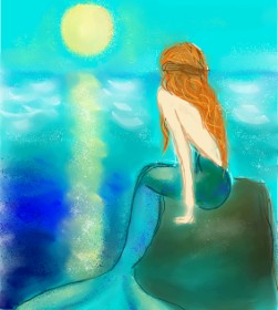 Didine の 人魚 の絵