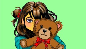 SAM AKA MARGARET 🙄 の テディベア の絵