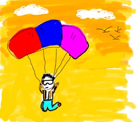 Lsk の パラシュート の絵