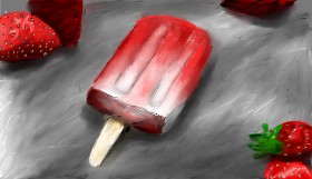 Drawing of Popsicle by Mia