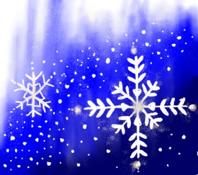 JSim の 雪の結晶 の絵