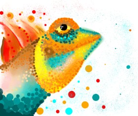 Cookie の トカゲ の絵