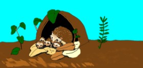 Рисунок на тему «Ежик» — автор: meebo