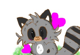 kelly の アライグマ の絵