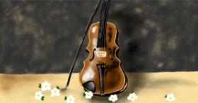 Eclat de Lune の バイオリン の絵