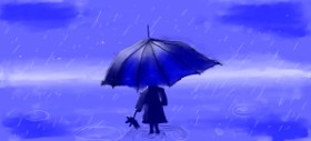 Drawing of Umbrella by J