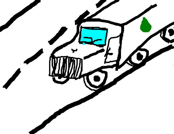 Lastwagen-Zeichnung von Marija