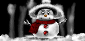 Eclat de Lune の 雪だるま の絵