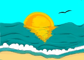 Jennifreis の ビーチ の絵
