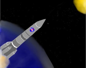 Рисунок на тему «Ракета» — автор: Eagle🦅🐬
