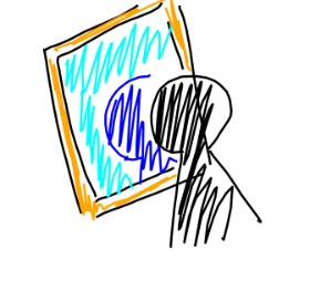 Applesdabest の 鏡 の絵