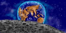 Eclat de Lune の 地球 の絵