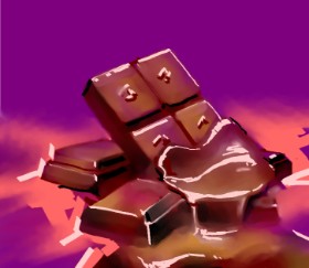 Moon の チョコレート の絵