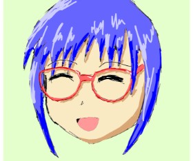 Sam の 眼鏡 の絵