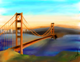 Рисунок на тему «Мост» — автор: Sophie_draw24