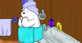 Drawing of Polar Bear by InessA